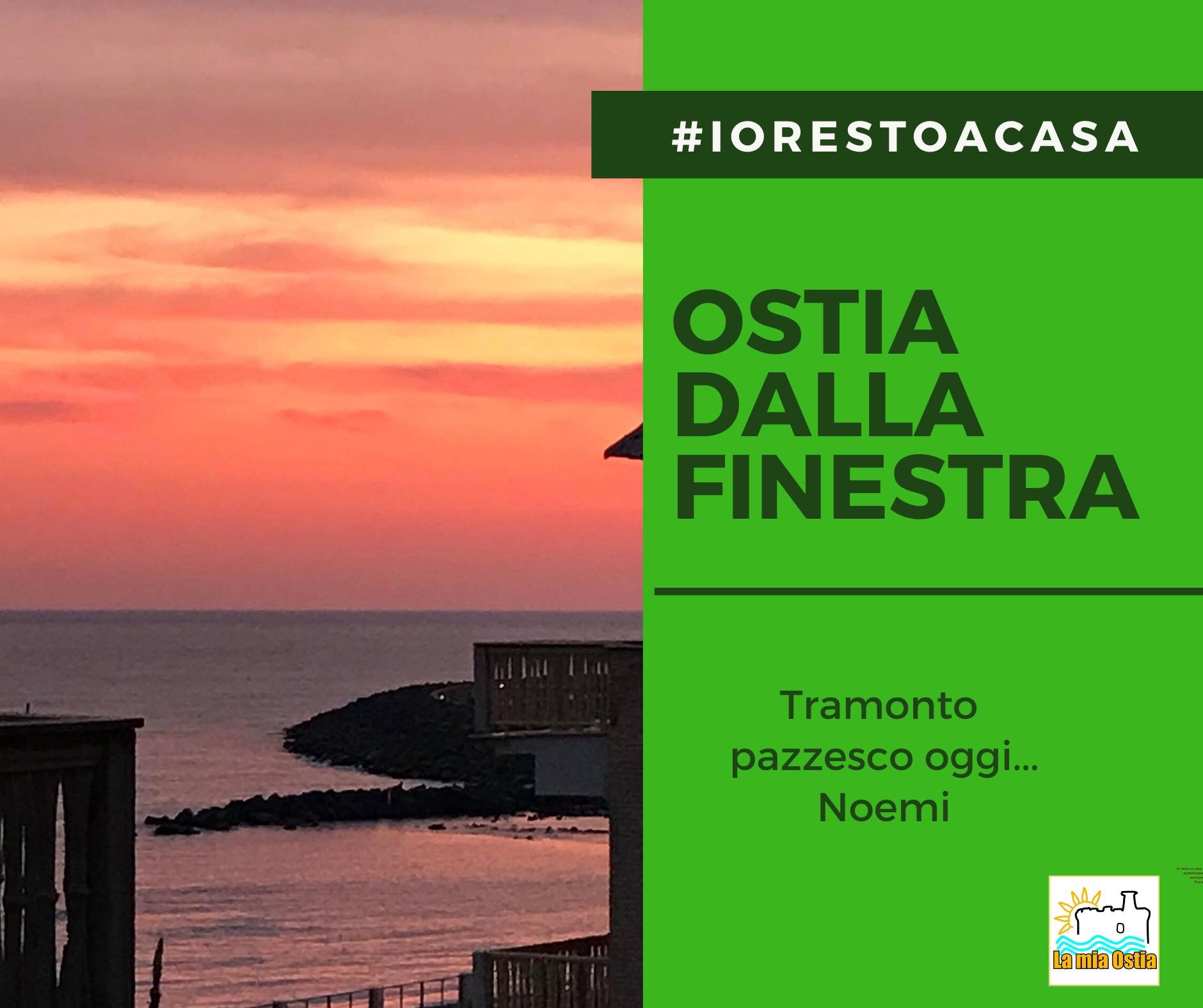 Ostia dalla finestra: mese di aprile